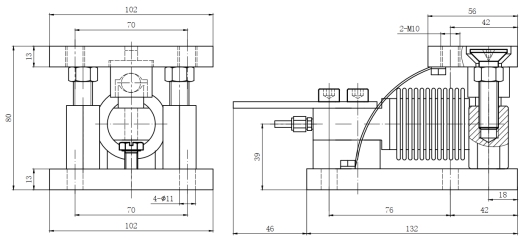 SSM4-B1波纹管称重模块